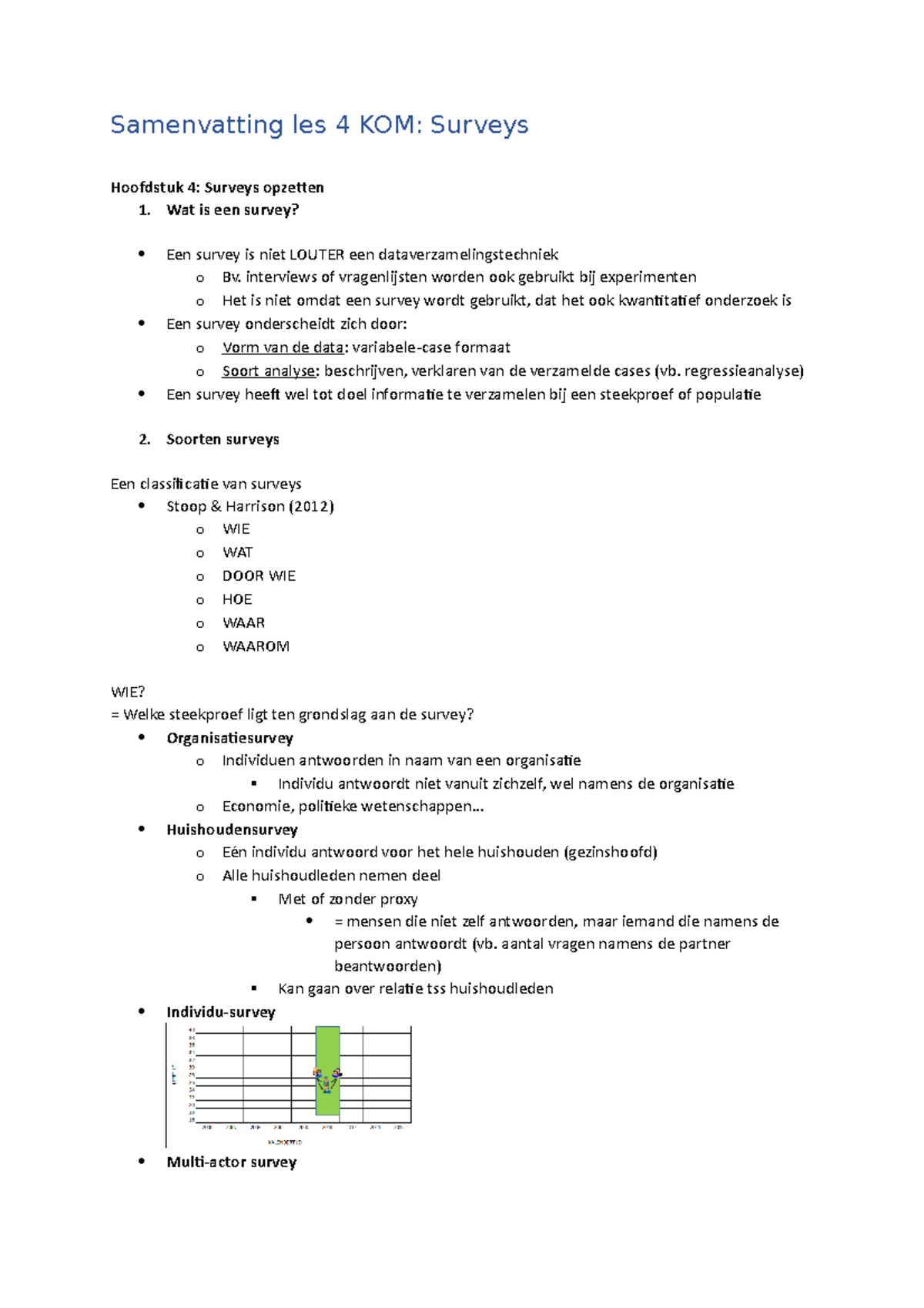 Kwantitatieve Onderzoeksmethoden Samenvatting Les 4 - Samenvatting Les ...