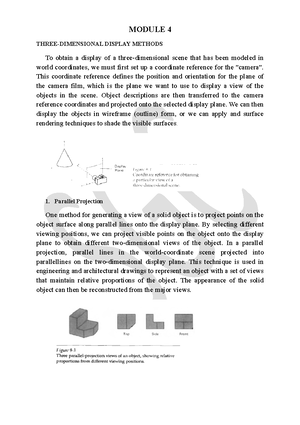 3D Display methods