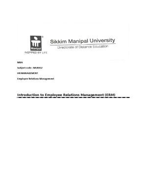 HR 403 SAM - NAME ROLL NO. SESSION PROGRAM MASTER OF BUSINESS ...