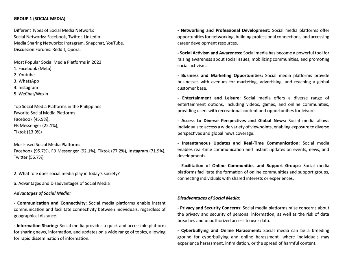 different-types-of-social-media-networks-group-1-social-media-different-types-of-social