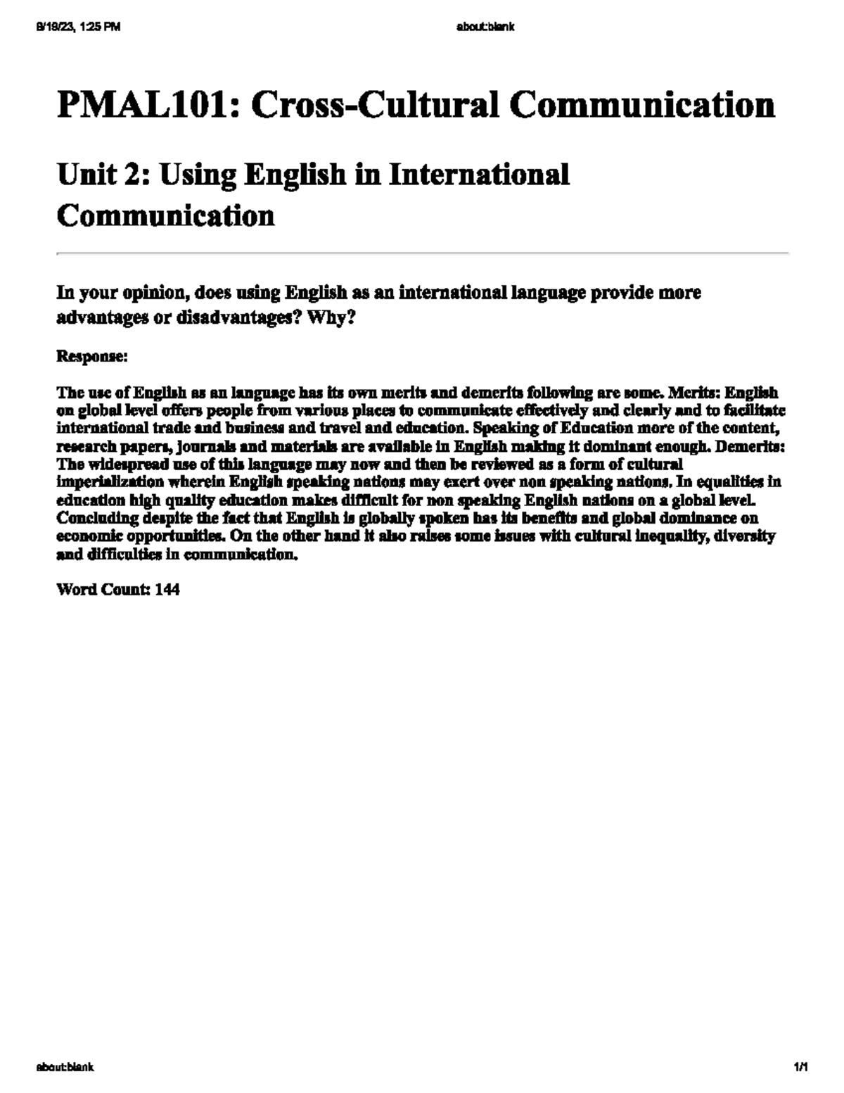 Moodle Online