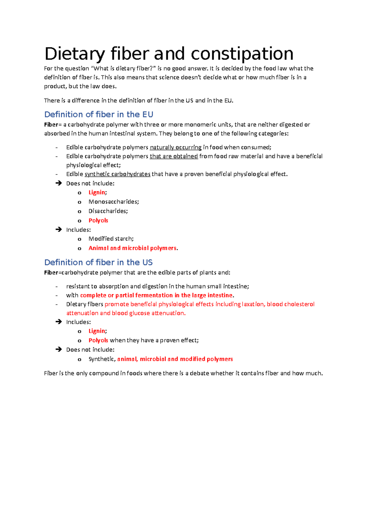 Fibers and constipation Dietary fiber and constipation For the