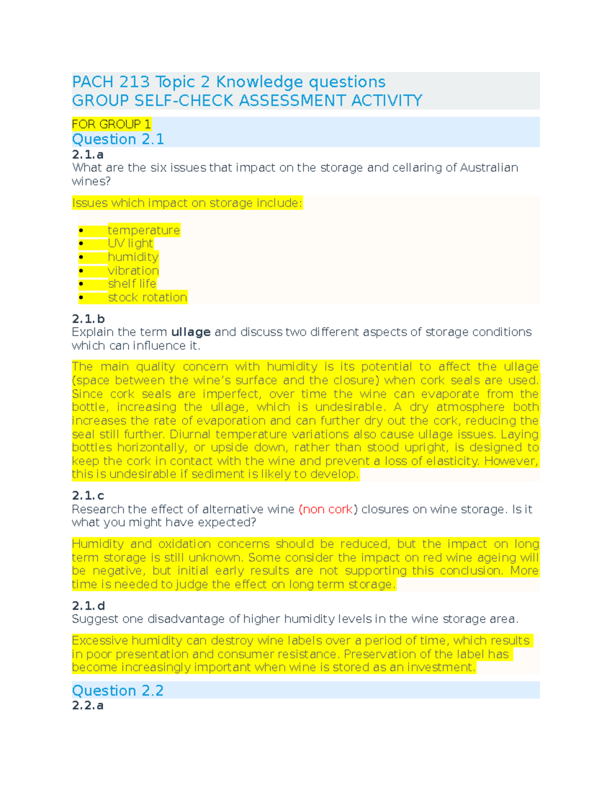 PACH 213 Topic 2 Assessment TASK -155374520 - PACH 213 Topic 2 ...