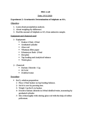Biochemisstry post lab questions of experiment 1 - CH-222 - Centennial ...