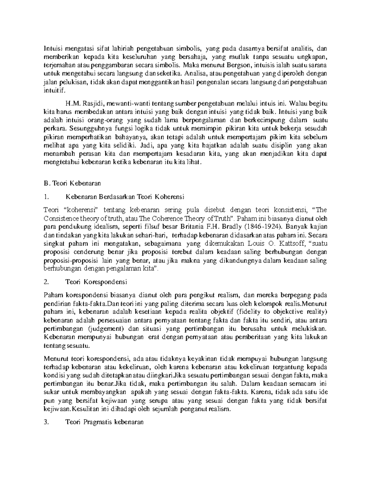 Tokoh dan Biografi 3 - Intuisi mengatasi sifat lahiriah pengetahuan ...