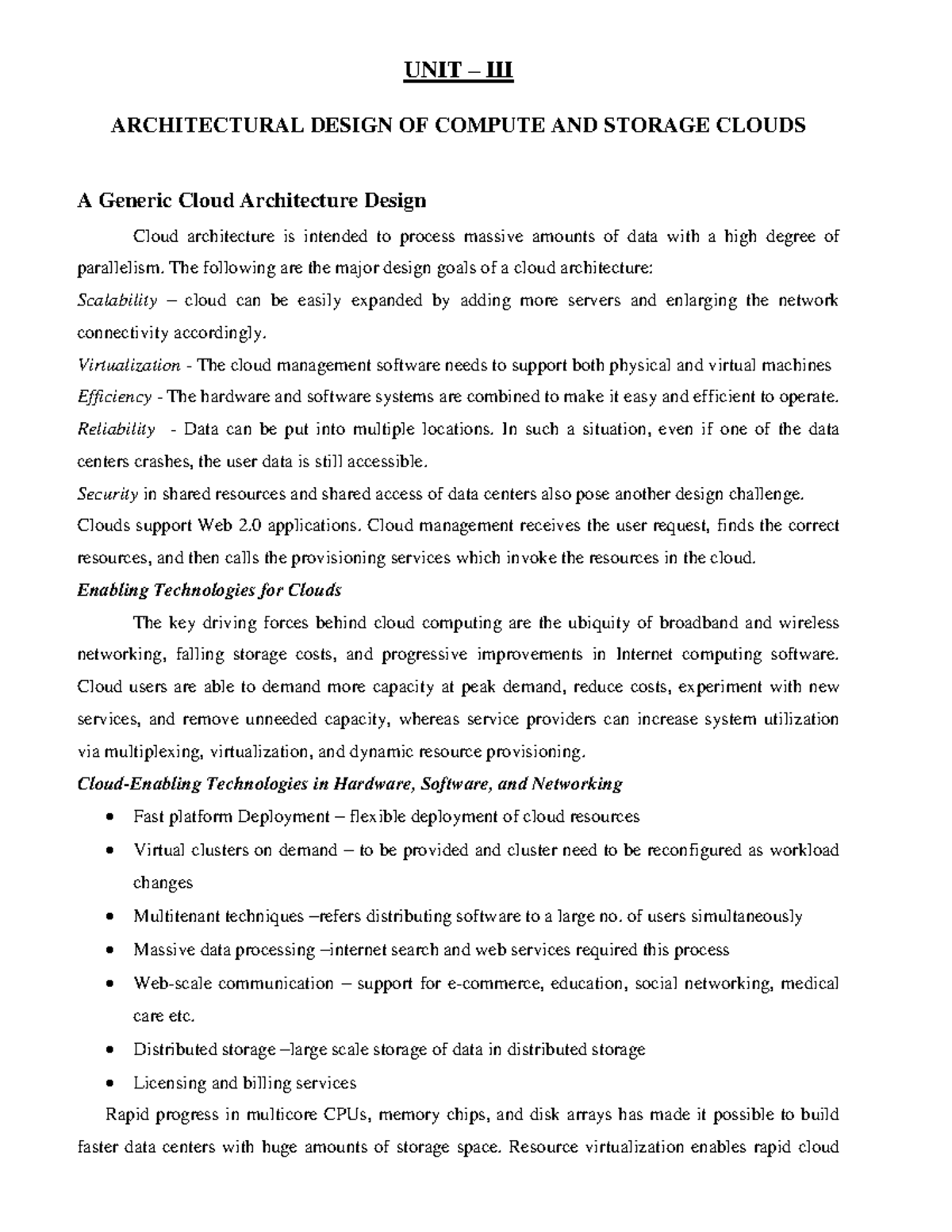 Architectural Design - UNIT III - UNIT – III ARCHITECTURAL DESIGN OF ...