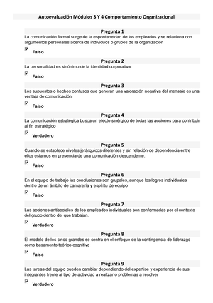 Comp. Organizacional - Act. Evaluable 2 - Actividad Evaluable N ...