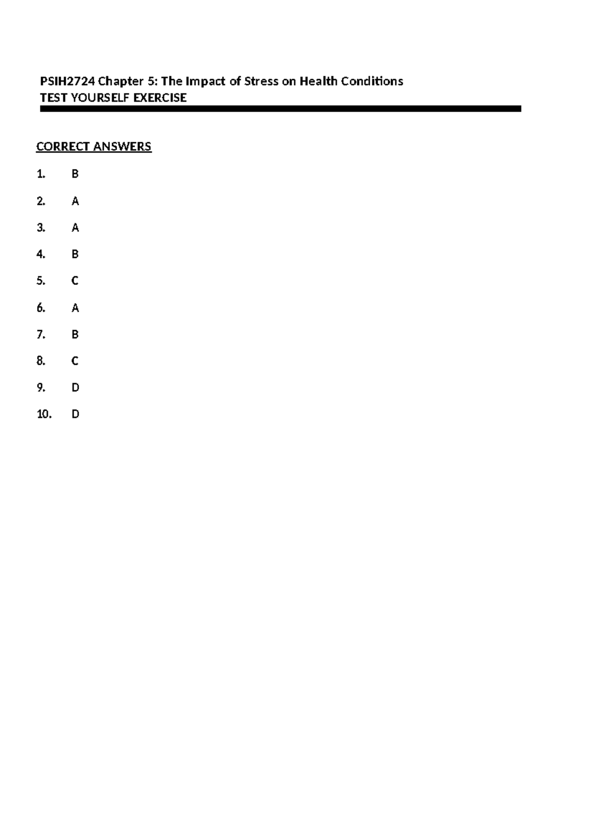 PSIH2724 Chapter 5 Test Yourself Exercise Answers 2024 - PSIH2724 ...