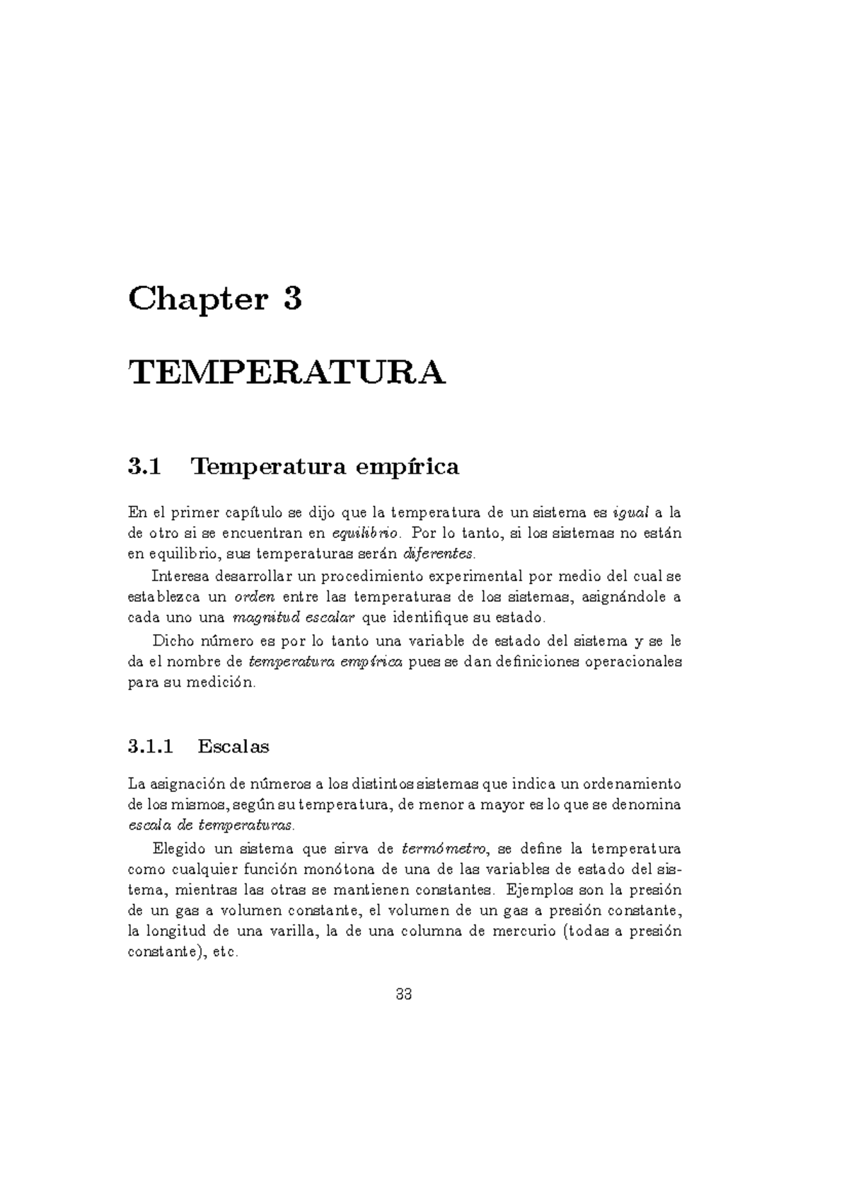 Apuntes, lecciones 3 temperatura Chapter 3 TEMPERATURA 3 Apuntes, lecciones 3 temperatura Chapter 3 TEMPERATURA 3