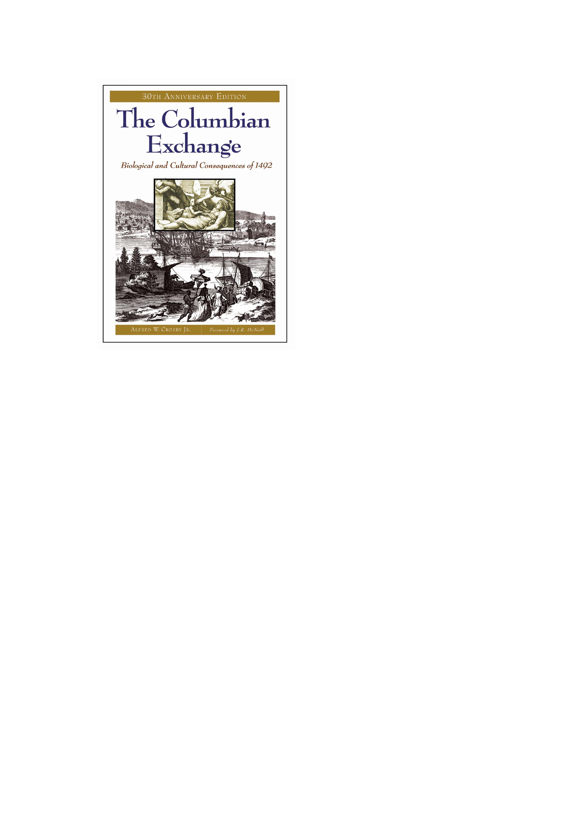 essay the columbian exchange by alfred crosby