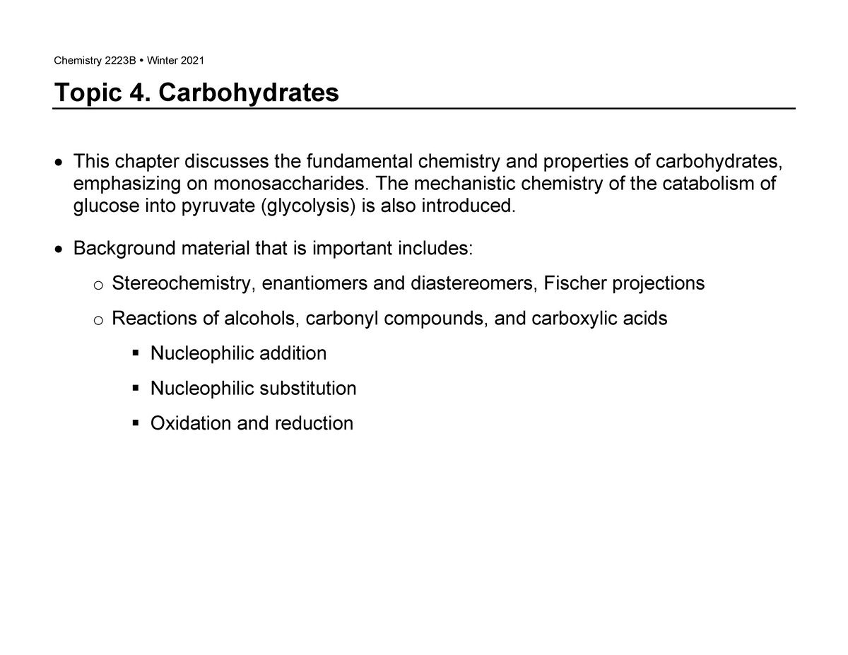 Topic 4 Carbs 2020 Lecture Chemistry 2223B Winter 2021 Topic 4   Thumb 1200 927 