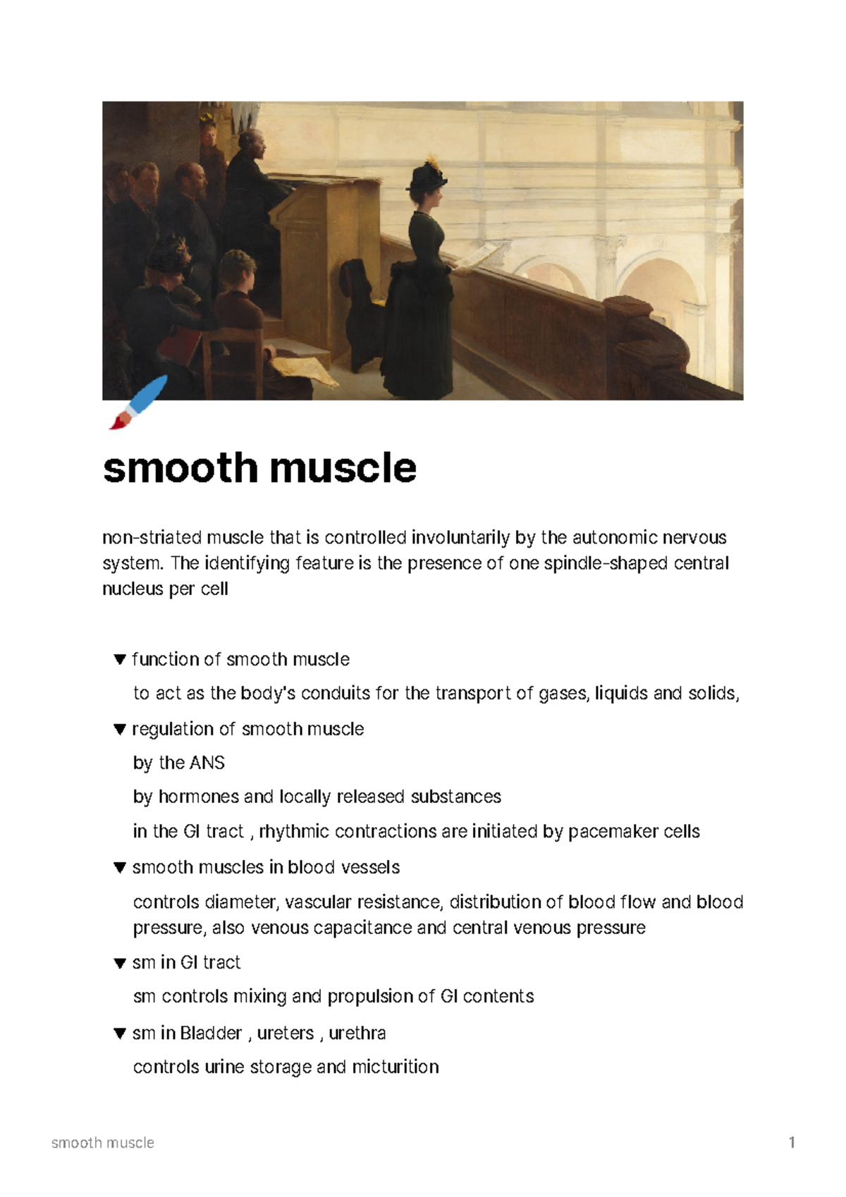 Smooth muscle anatomy - 🖌 smooth muscle non-striated muscle that is ...