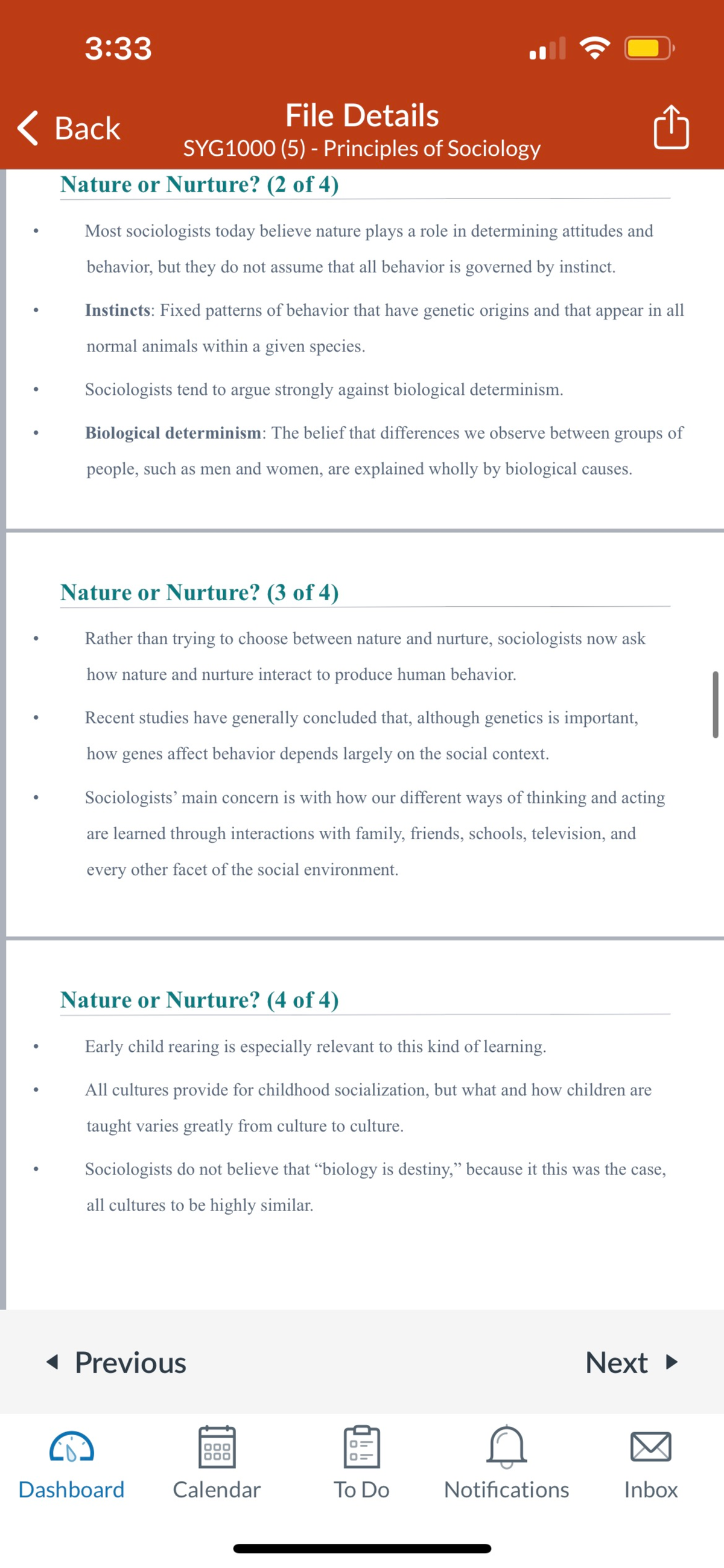 sociology chapter 2 - SYG1000 - Studocu