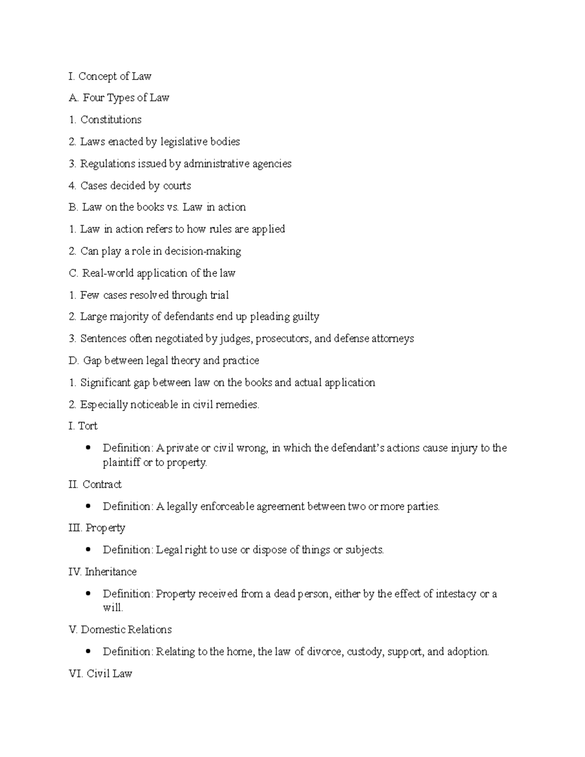 criminal-court-notes-1-i-concept-of-law-a-four-types-of-law