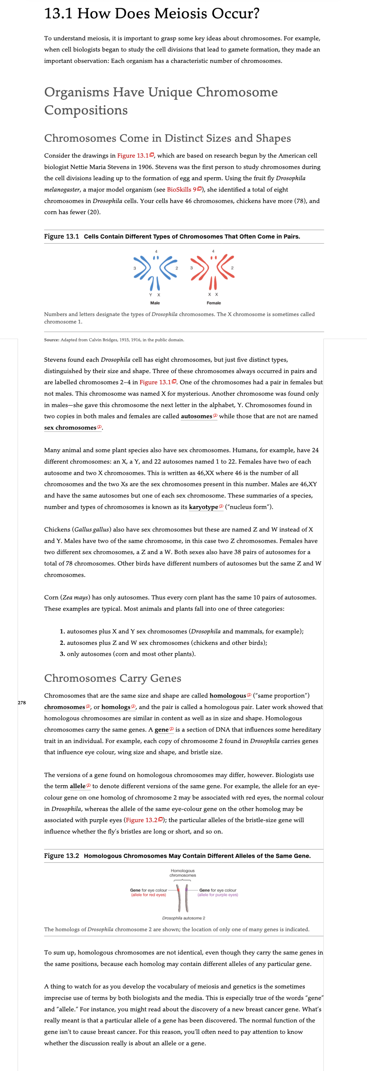 Ch 13 readings (meiosis) from 3rd Canadian edition - BIOL 121 - Studocu