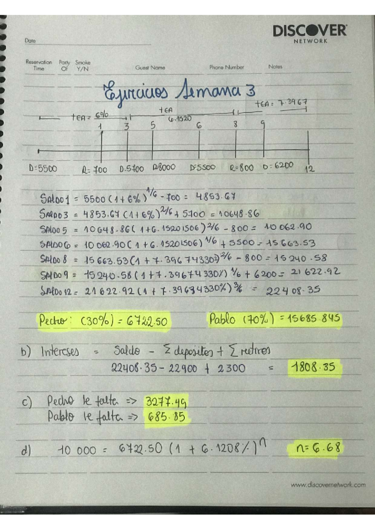 Ejercicios DE Apliacion Semana 3 - Matemática financiera - UPC - Studocu