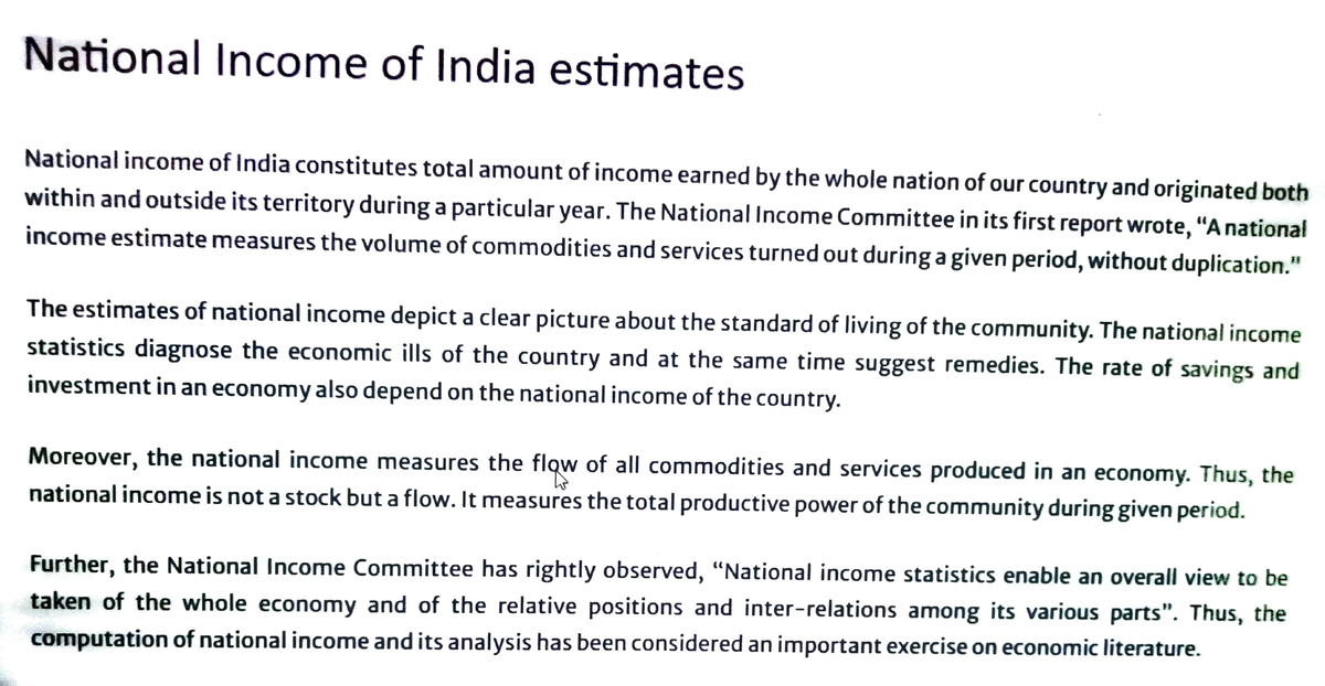 case study on national income of india pdf