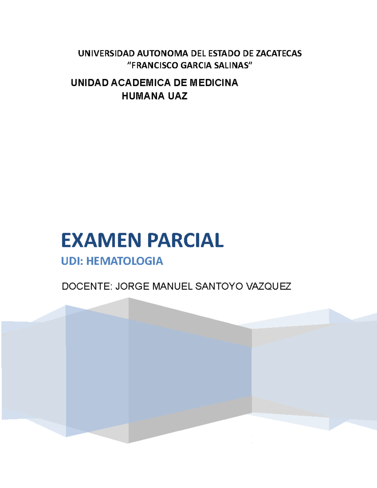 Casos Clínicos De Hematología Con Preguntas Y Respuestas - UNIVERSIDAD ...