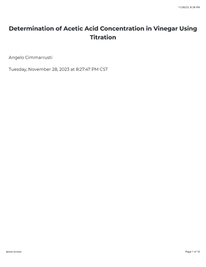 Chapter 1 Worksheet - Chapter 1: Matter, Measurements, and Problem ...