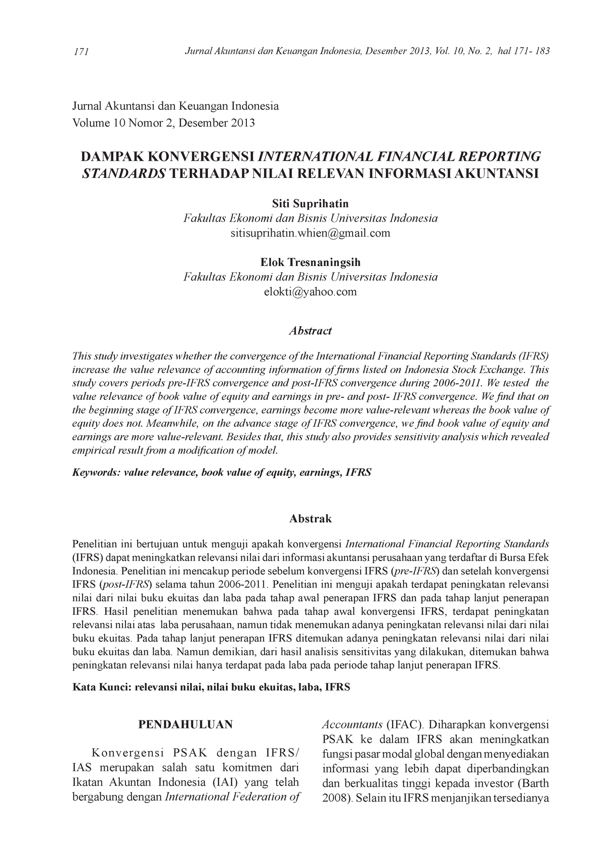 73360-ID-none (Jurnal Referensi 1) - 171 Jurnal Akuntansi Dan Keuangan ...