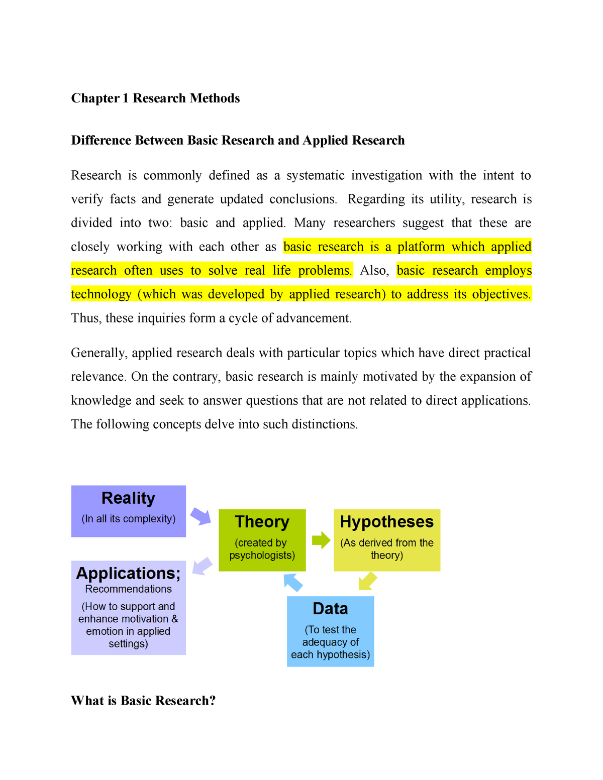 research methods chapter 1