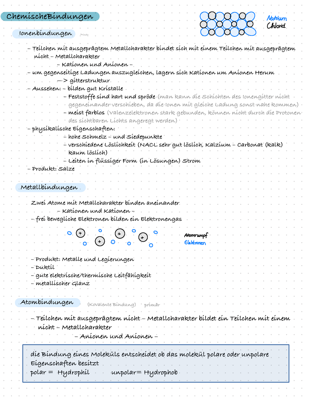 Chemie Zsmf. 1. Sem Chemische Bindungen - ChemischeBindungen ...