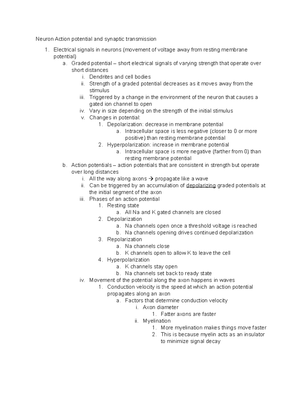 Neuron Action potential and synaptic transmission - Deprecated API ...