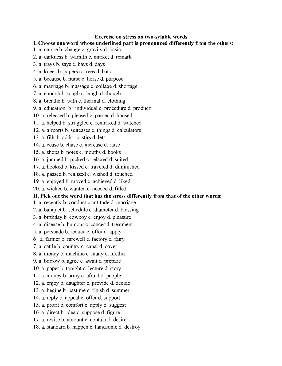 exam-17-august-questions-and-answers-exercise-on-stress-on-two-sylable-words-i-choose-one