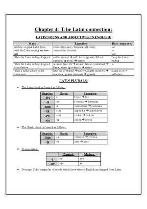 Chapter 4 The Latin Connection Word Power Sll1002s Uct Studocu