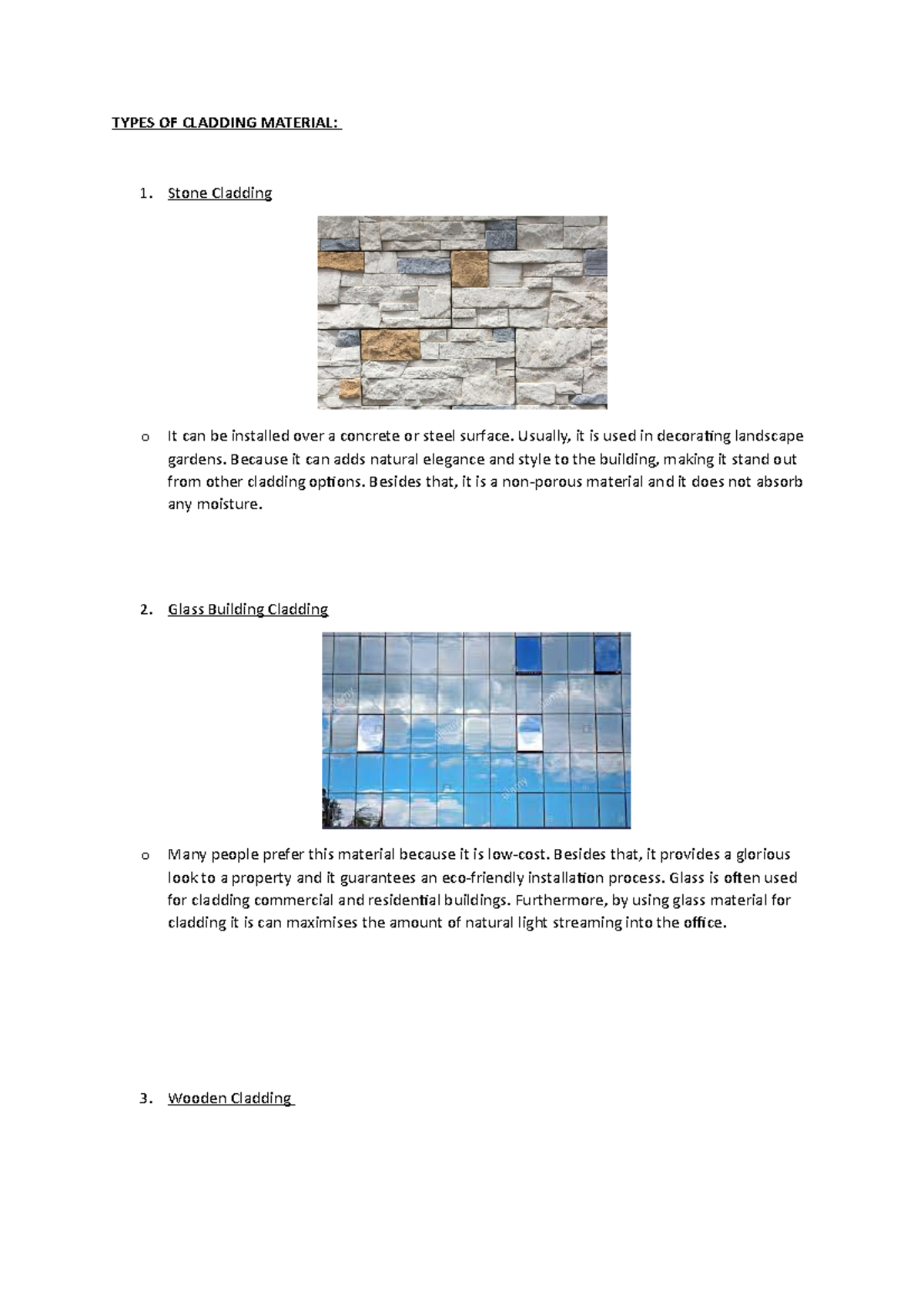 Types OF Cladding Material - TYPES OF CLADDING MATERIAL: Stone Cladding ...
