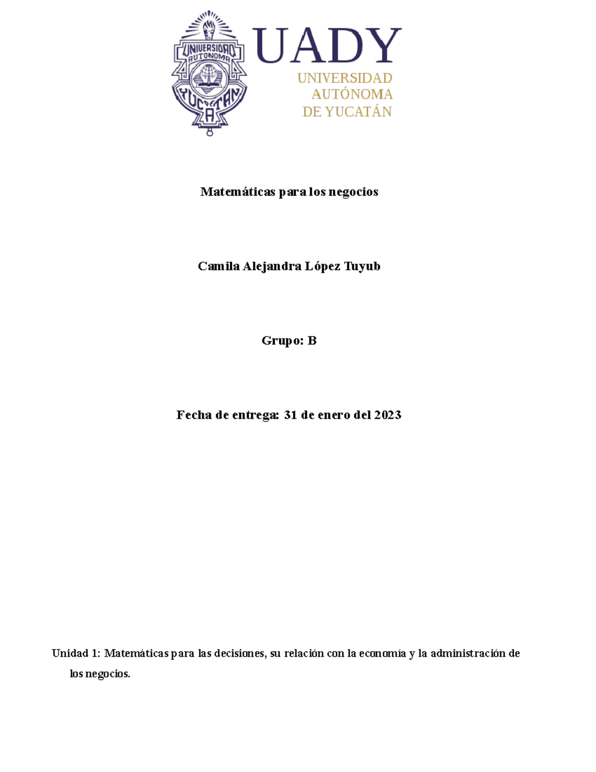 MB23A1P2 - Ejercicios Sobre Matematicas 2. - Matemáticas Para Los ...