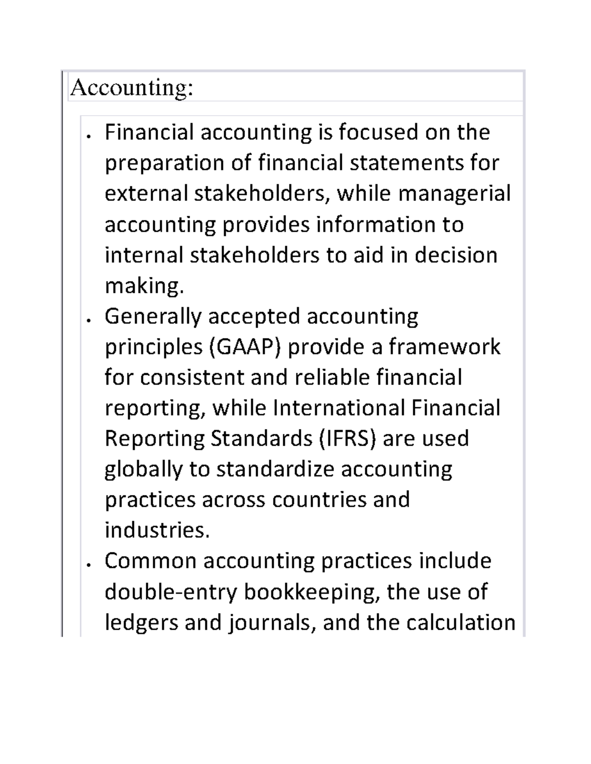 Accounting 4-end - Accounting: Financial accounting is focused on the ...