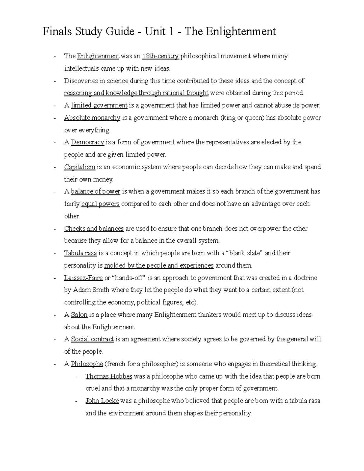 Final Exam World History Study Guide Finals Study Guide Unit 1