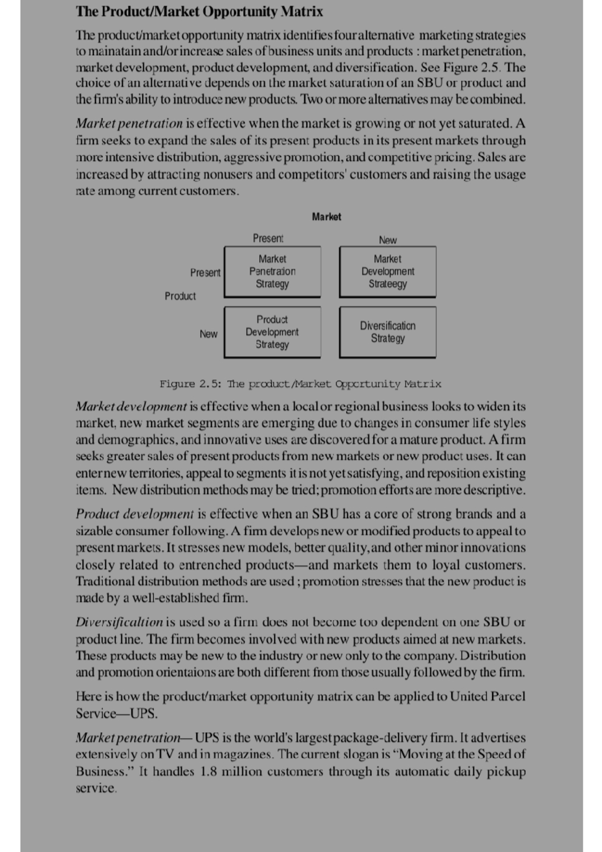Market opportunity matrix - Co-operation - Studocu