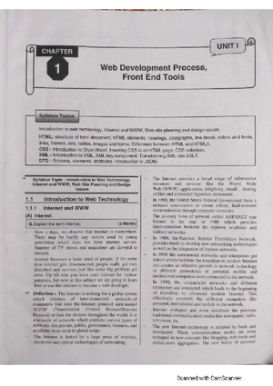 Assignment 1 - web technology - Sinhgad Technical Education Society’s ...