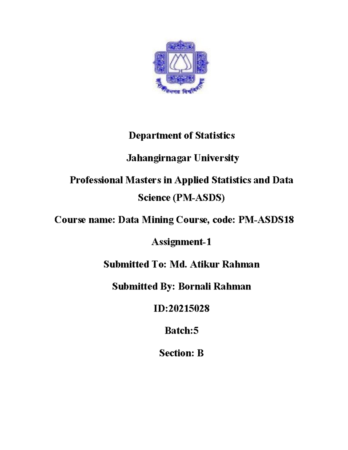 20215028-DM - Data Mining final assignment - Department of Statistics ...