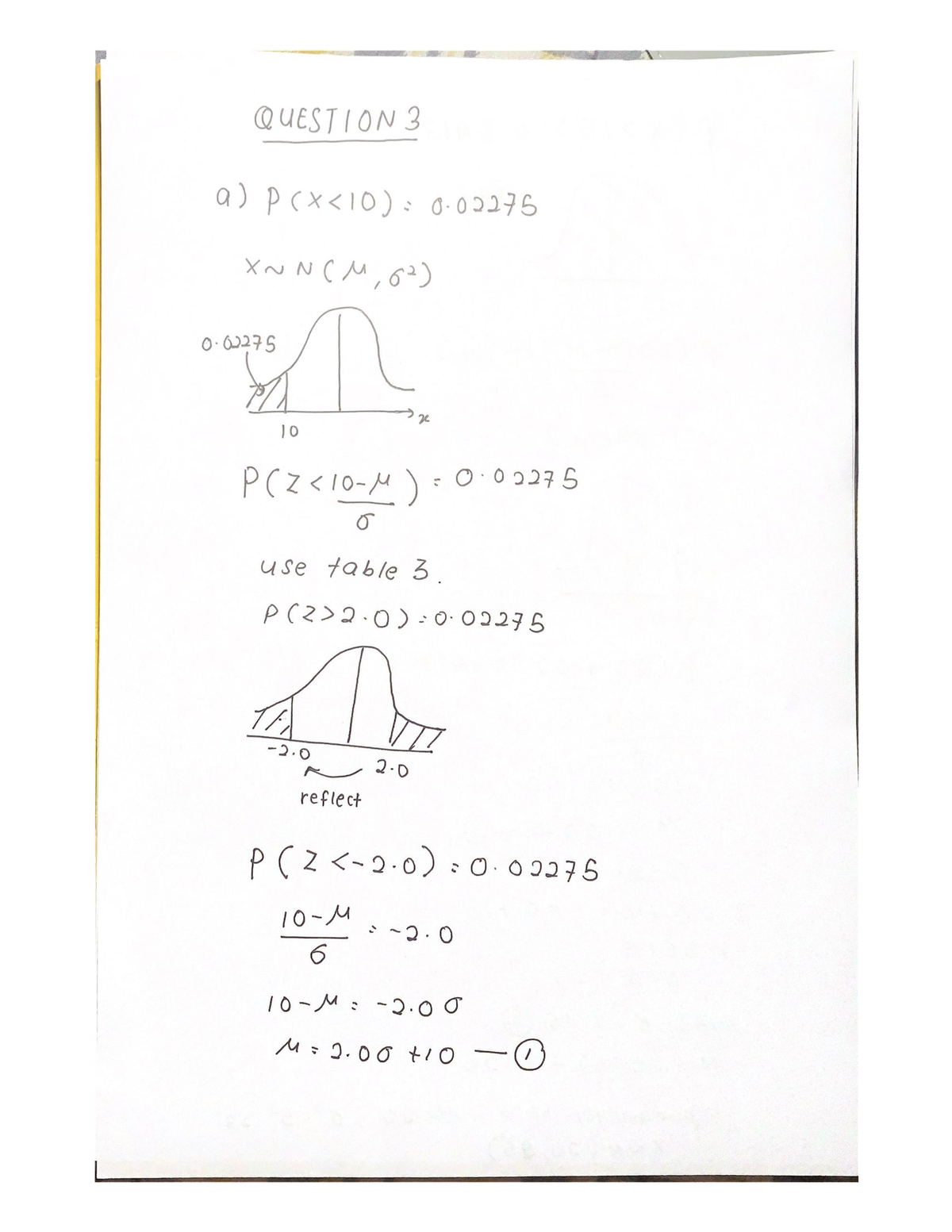 statistics assignment questions