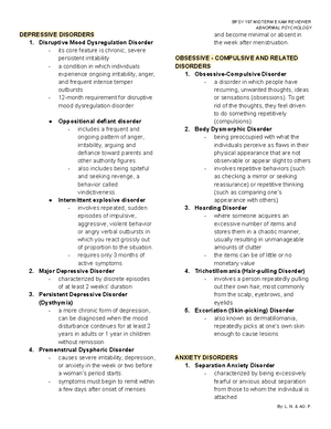 Sample notes - abpsy - 15 multiple-choice questions and 15 fill-in-the ...