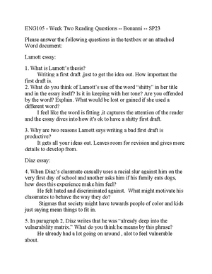Essay 3 Prewrite Sample - Benjamin Durange Ms. Heather Craft ENG ...