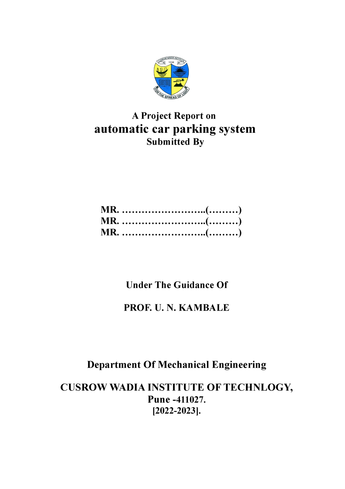 1-2-car-parking-system-report-working-a-project-report-on-automatic