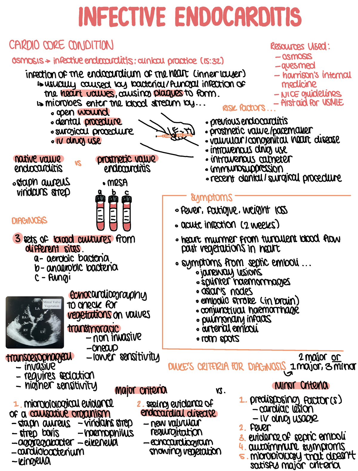 Infective Endocarditis - INFECTIVE ENDOCARDITIS CARDIO CORECONDITION ...