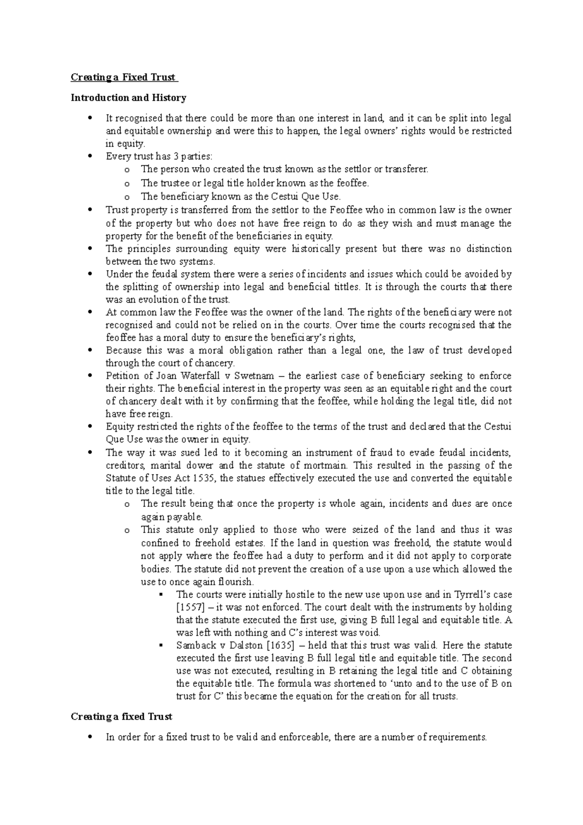 4. Creating a Fixed Trust - Creating a Fixed Trust Introduction and ...