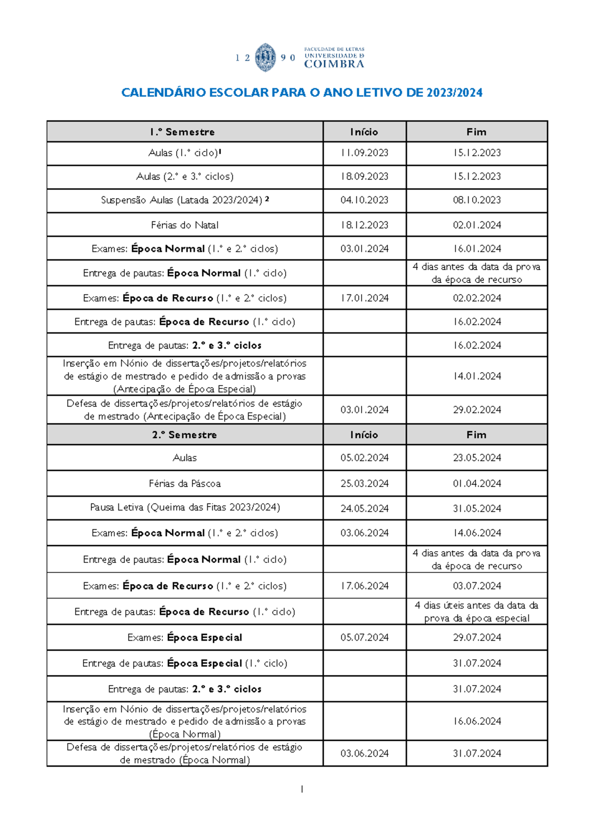 Calendario Escolar Para Pared