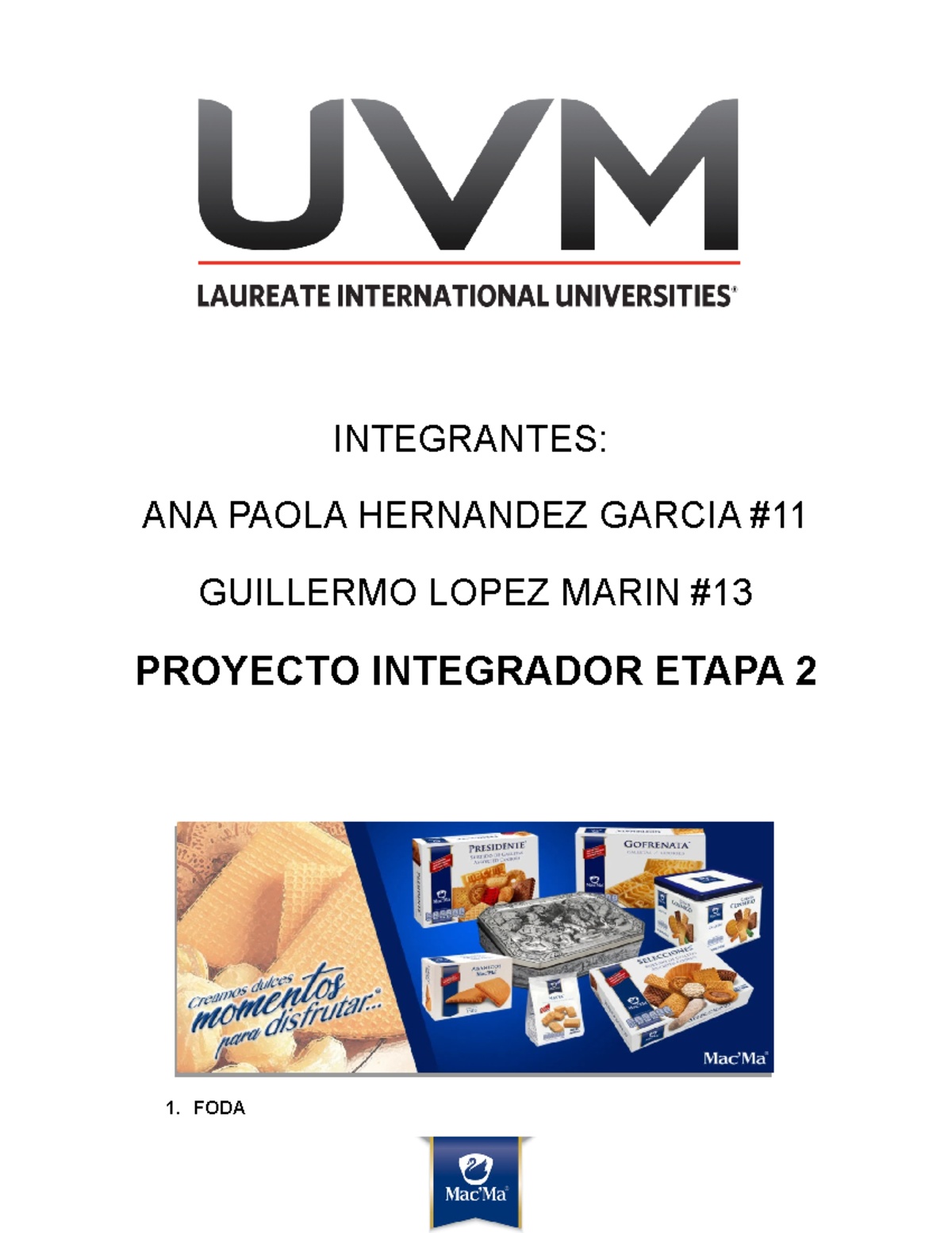 Proyecto Integrador Etapa 2 Integrantes Ana Paola Hernandez Garcia