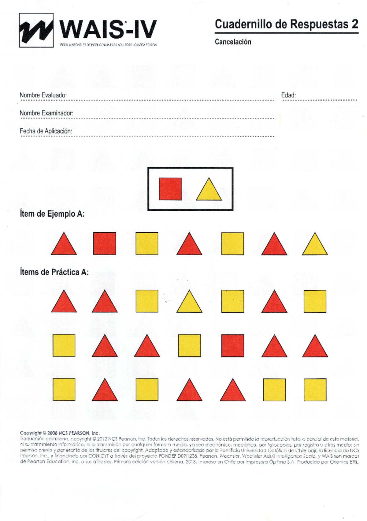 Busqueda De Simbolos Y Claves Wais Iv Cuadernillo De vrogue.co