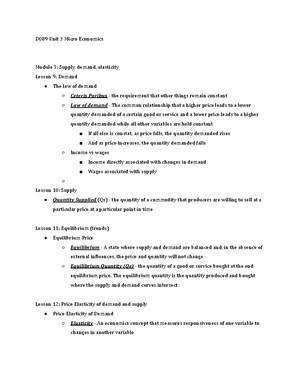 D076 Unit 3 Fundamental Financial Principles - Module 4 Lesson 12 ...