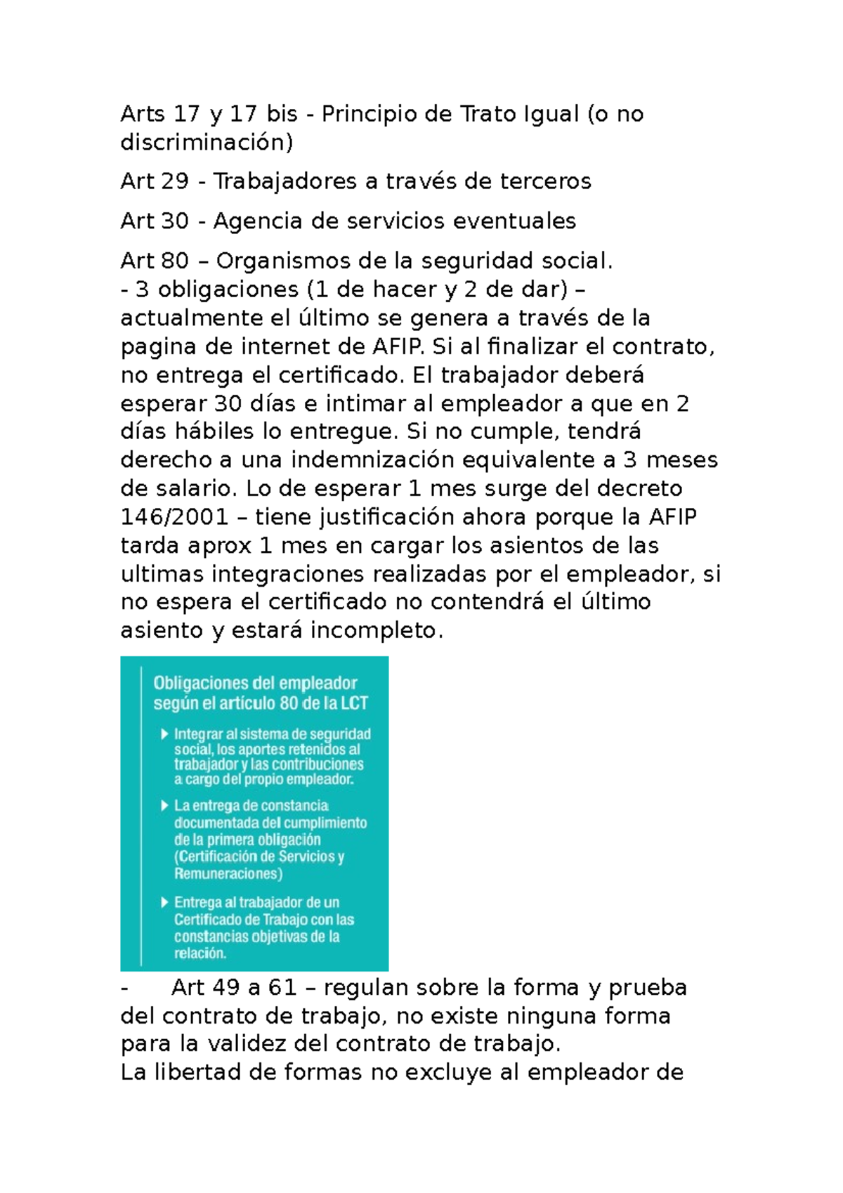 Resumen Derecho B - Primer Parcial - Arts 17 Y 17 Bis - Principio De ...