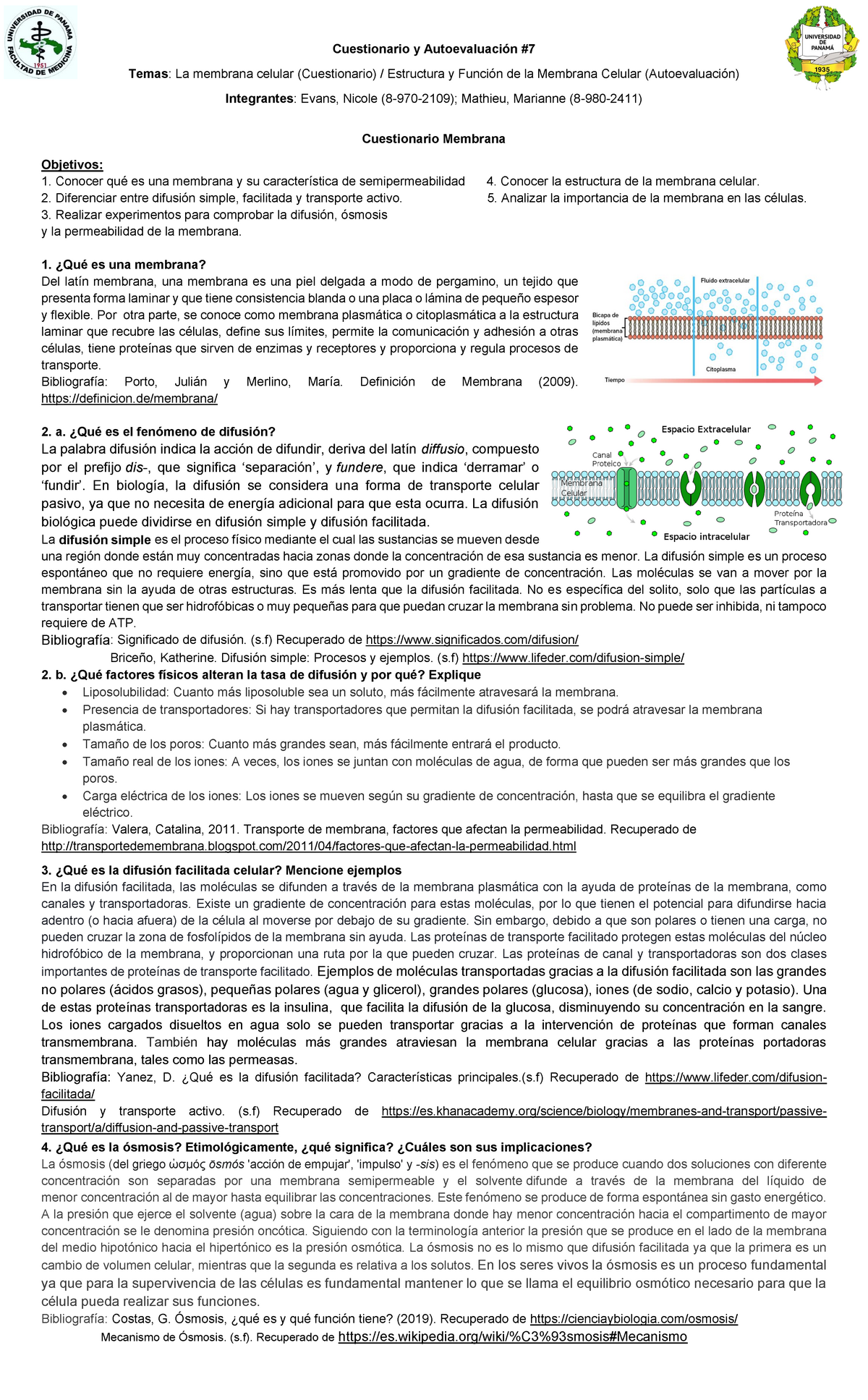 Cuestionario y Autoevaluación Warning TT undefined function Cuestionario y