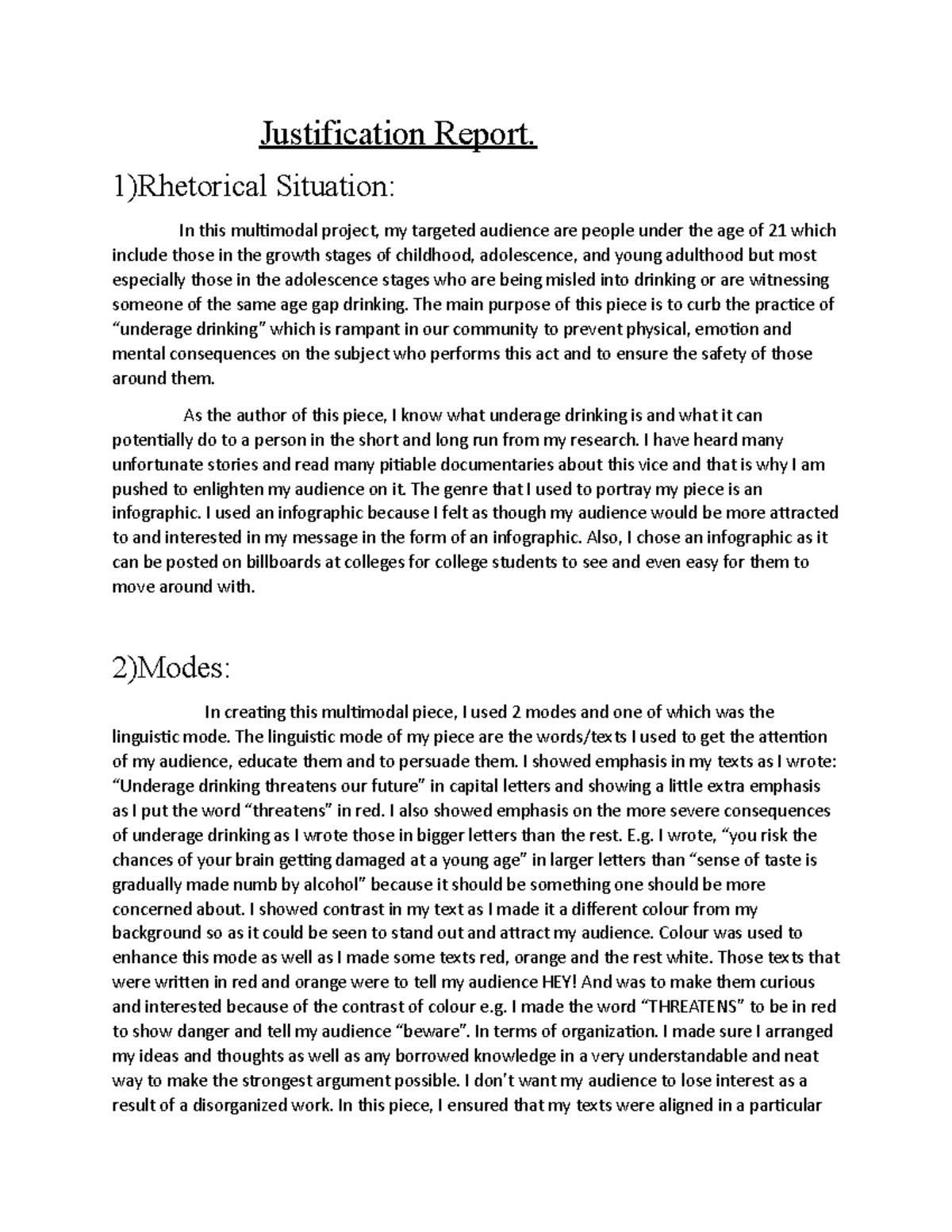 how to write justification of a research topic