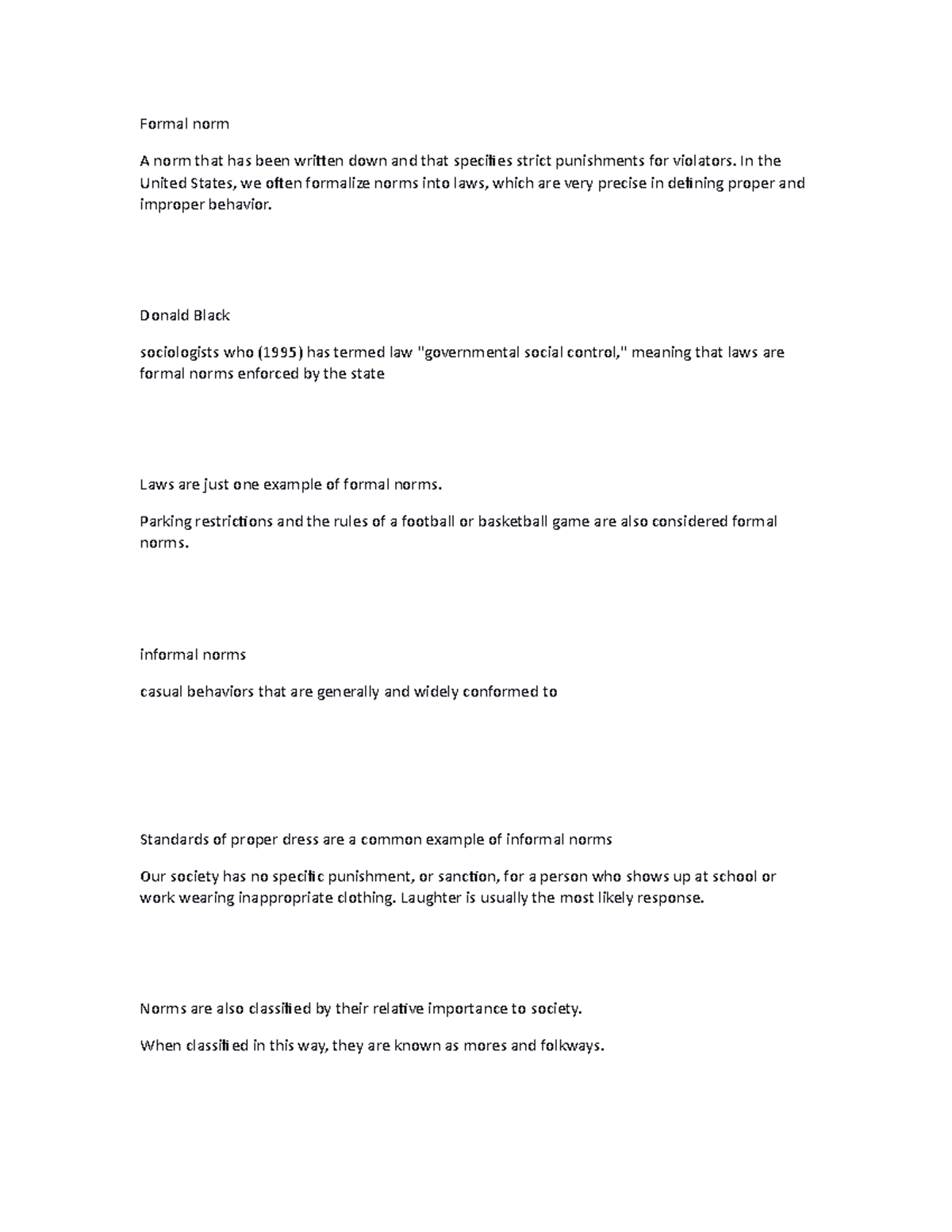 Socelements 2 - soc2 - Formal norm A norm that has been written down ...